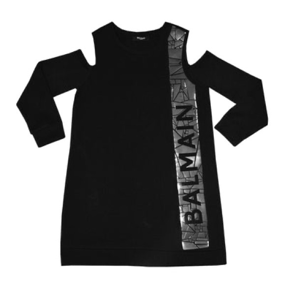 Balmain black dress Dresses